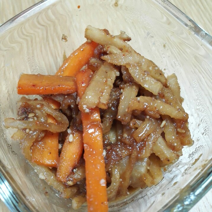 大根と人参のきんぴら